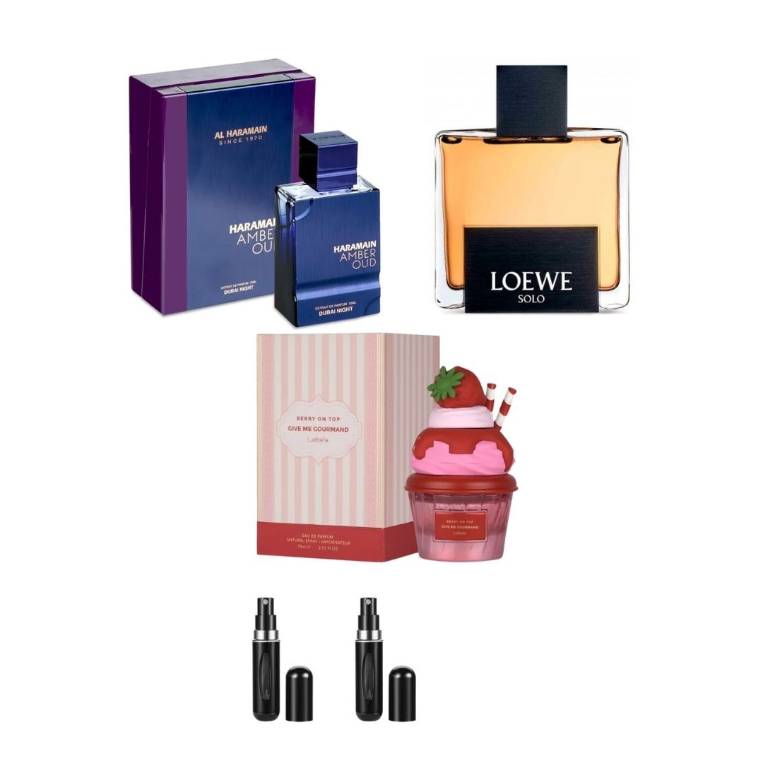 COMBO 3 PERFUMES+ 2 PERFUMEROS